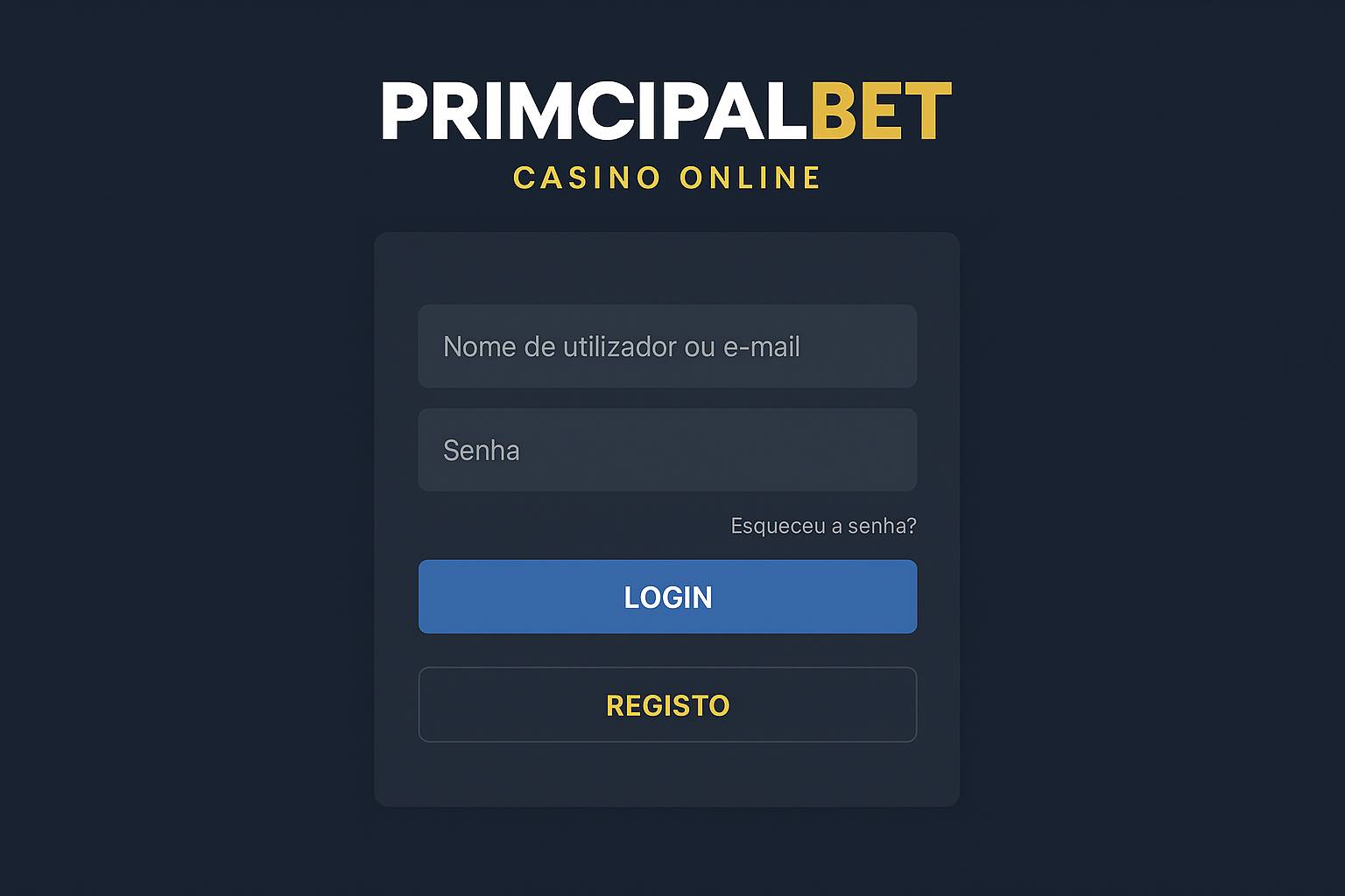 Login no Cassino PRIMCIPAlBET